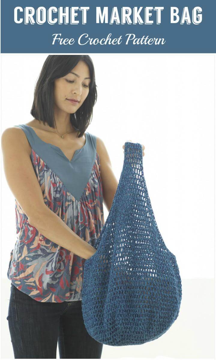 Crochet Market Bag  Free Crochet Pattern